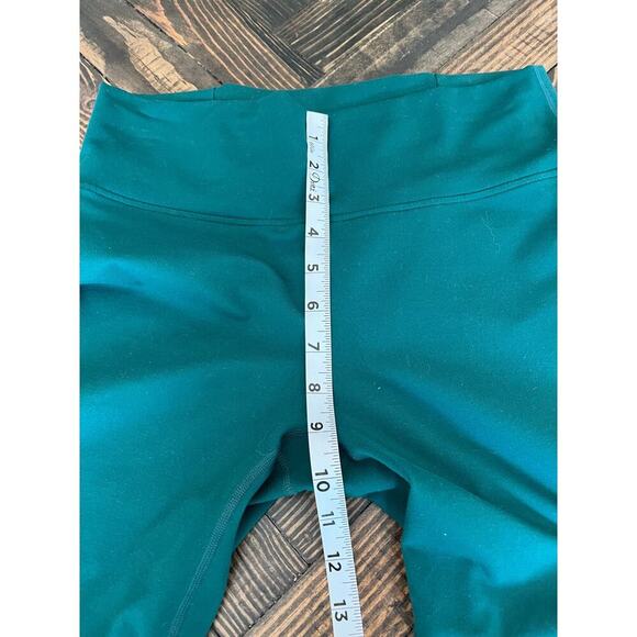 Fabletics Powerhold Women Medium Green Stretch Legging Yoga Athleisure Ballet - Picture 7 of 8